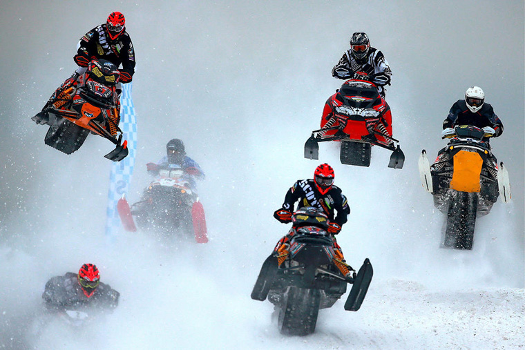 2015 Snow Battle of Nations Snowmobile Race