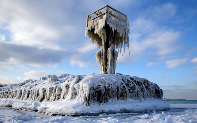 APTOPIX Winter Weather Illinois