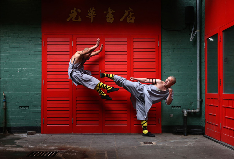 World Famous Shaolin Monks Come To London's Chinatown