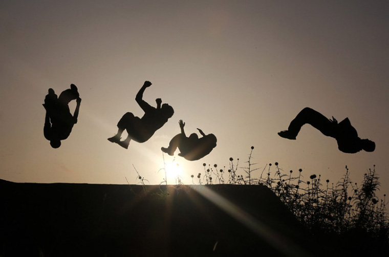 epaselect MIDEAST ISRAEL PALESTINIANS PARKOUR